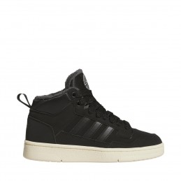 Buty młodzieżowe adidas Rapid Court Mid Winterized czarne -
