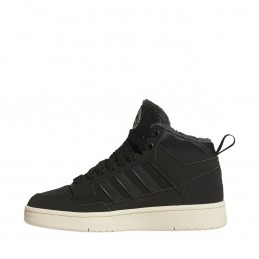 Buty młodzieżowe adidas Rapid Court Mid Winterized czarne -