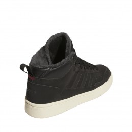 Buty młodzieżowe adidas Rapid Court Mid Winterized czarne -