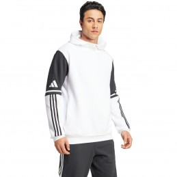 Bluza męska adidas Squadra 25 Sweat Hoody biało-czarna - JD2976