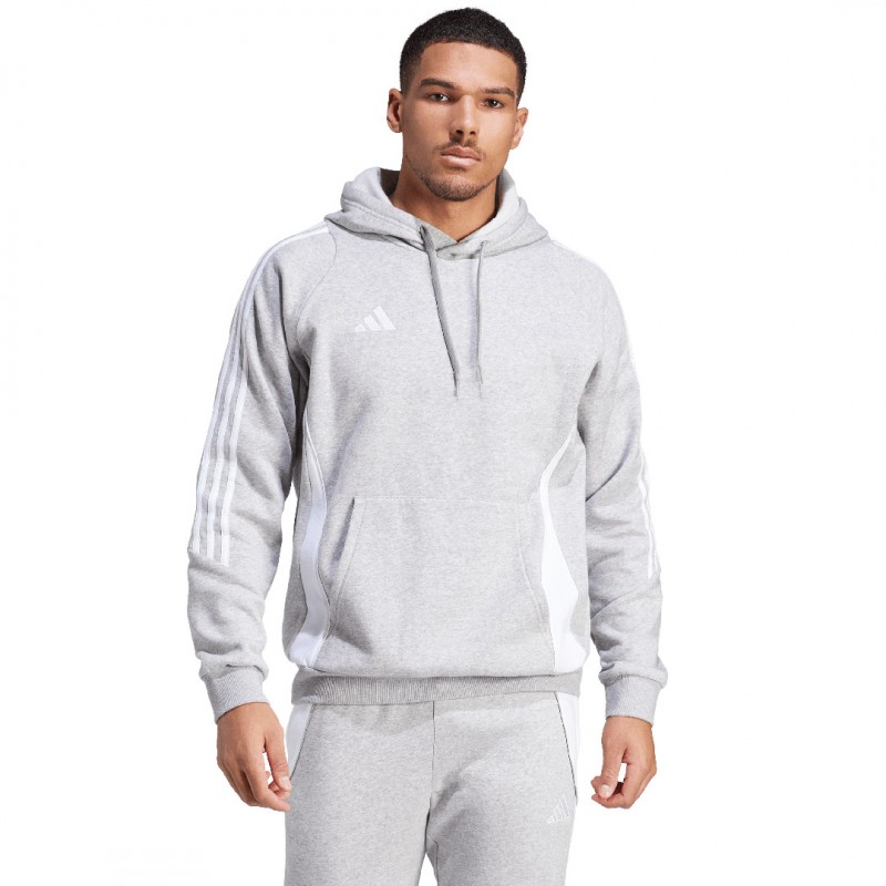 Bluza męska adidas Tiro 24 Sweat Hooded szara - IR7545