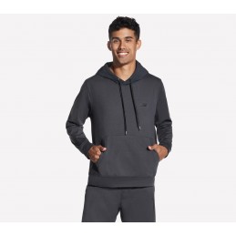 Bluza męska Skechers Weekend Hoodie grafitowa - HD103 BKCC