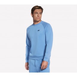 Bluza męska Skechers SKECHCLOUD Elevate Crew niebieska - LT251