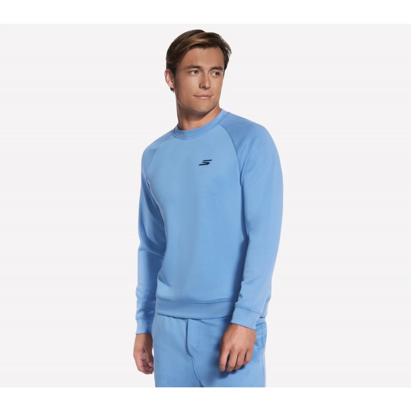 Bluza męska Skechers SKECHCLOUD Elevate Crew niebieska - LT251