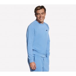 Bluza męska Skechers SKECHCLOUD Elevate Crew niebieska - LT251