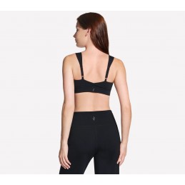 Biustonosz Skechers GO WALK Evolution Zip Front Bra czarny -