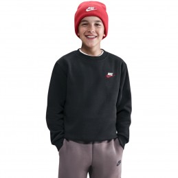 Bluza młodzieżowa Nike Sportswear Club Fleece czarna - FD3006