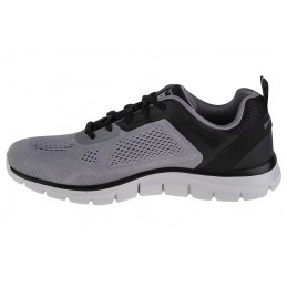 Buty męskie Skechers Track - Broader szaro/czarne - 232698 GYBK