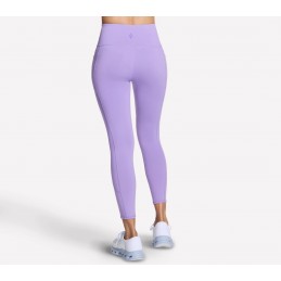 Legginsy damskie Skechers Go Walk High Waisted 7/8 fioletowe -