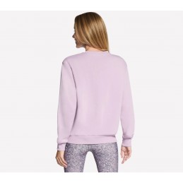 Bluza damska Skechers Signature Crew fioletowa - LT273 MVPR