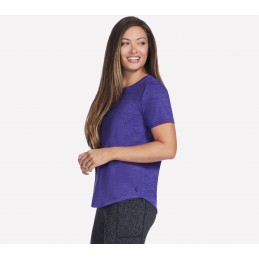 Koszulka damska Skechers GO DRI SWIFT Tee fioletowa - TS104 NVPR