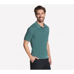 Koszulka męska Skechers Off Duty Polo zielona - TP214 STOL