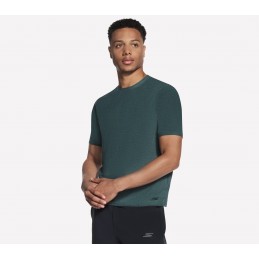 Koszulka męska Skechers Go Dri All Day Tee zielona - TS107 STOL