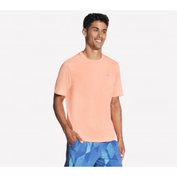 Koszulka męska Skechers Performance Charge Tee pomarańczowa -