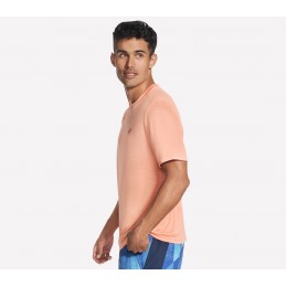 Koszulka męska Skechers Performance Charge Tee pomarańczowa -