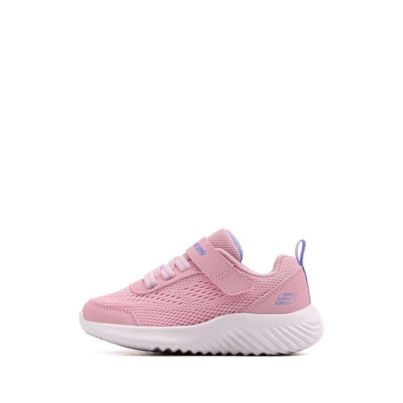 Buty dziecięce Skechers Bounder-Free and Easy jasnoróżowe -