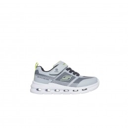 Buty młodzieżowe Skechers S-Lights: Glide-Step Lights szare -