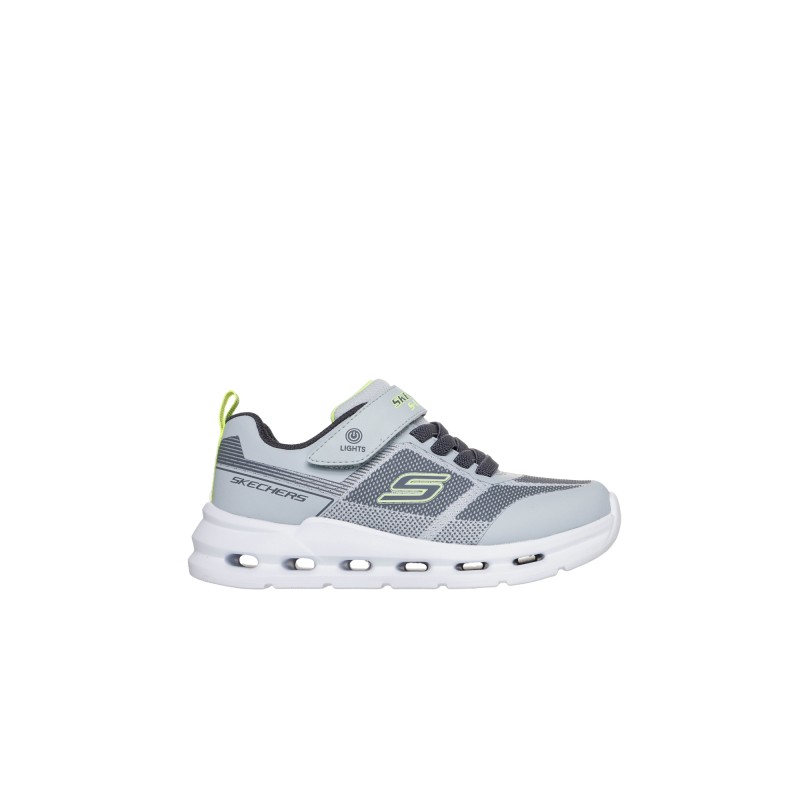 Buty młodzieżowe Skechers S-Lights: Glide-Step Lights szare -