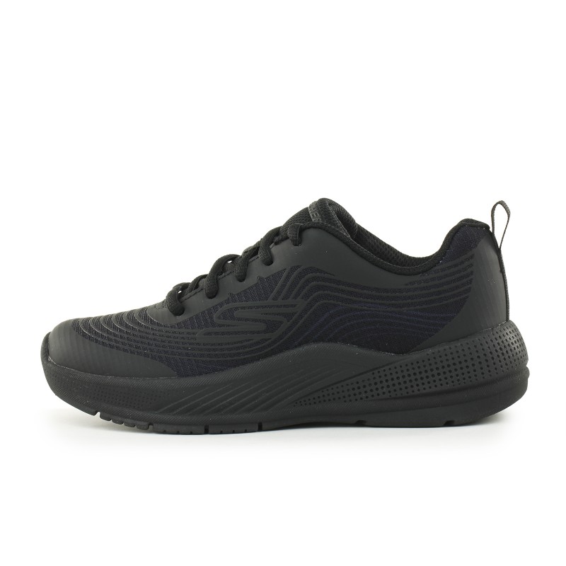 Buty młodzieżowe Skechers Microspec Advance - Coastal czarne -