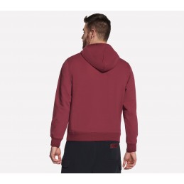 Bluza męska Skechers Street Stad bordowa - HD106 CCRD