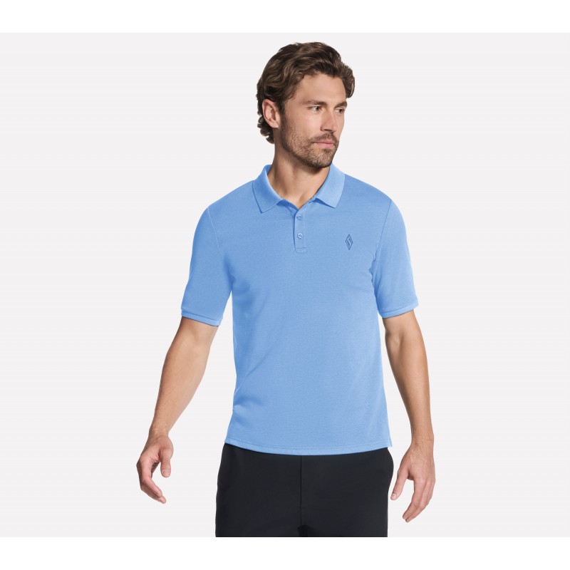 Koszulka męska Skechers Off Duty Polo niebieska - TP214 WPW