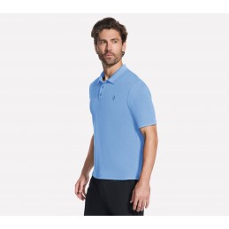 Koszulka męska Skechers Off Duty Polo niebieska - TP214 WPW