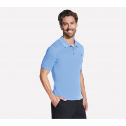 Koszulka męska Skechers Off Duty Polo niebieska - TP214 WPW