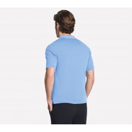 Koszulka męska Skechers Off Duty Polo niebieska - TP214 WPW