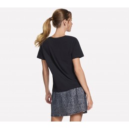 Koszulka damska Skechers Signature V czarna - TP167 BLK