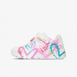 Buty młodzieżowe Skechers JGoldcrown: UNO Lite - Heart Status
