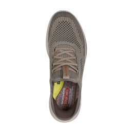 Buty męskie Skechers Slip-ins Relaxed Fit: Slade - Quinto khaki