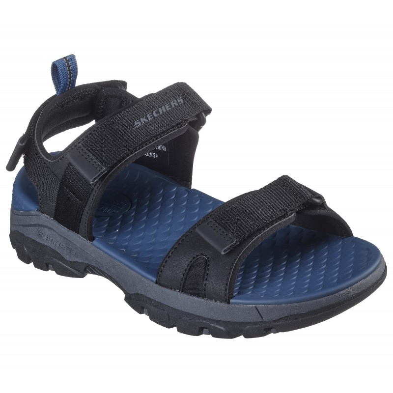 Sandały męskie Skechers Relaxed Fit: Tresmen - Ryer czarne -
