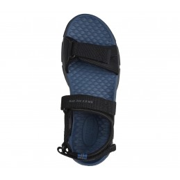 Sandały męskie Skechers Relaxed Fit: Tresmen - Ryer czarne -