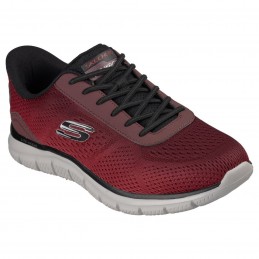 Buty męskie Skechers Slip-ins: Track - Revno czerwono/czarne -