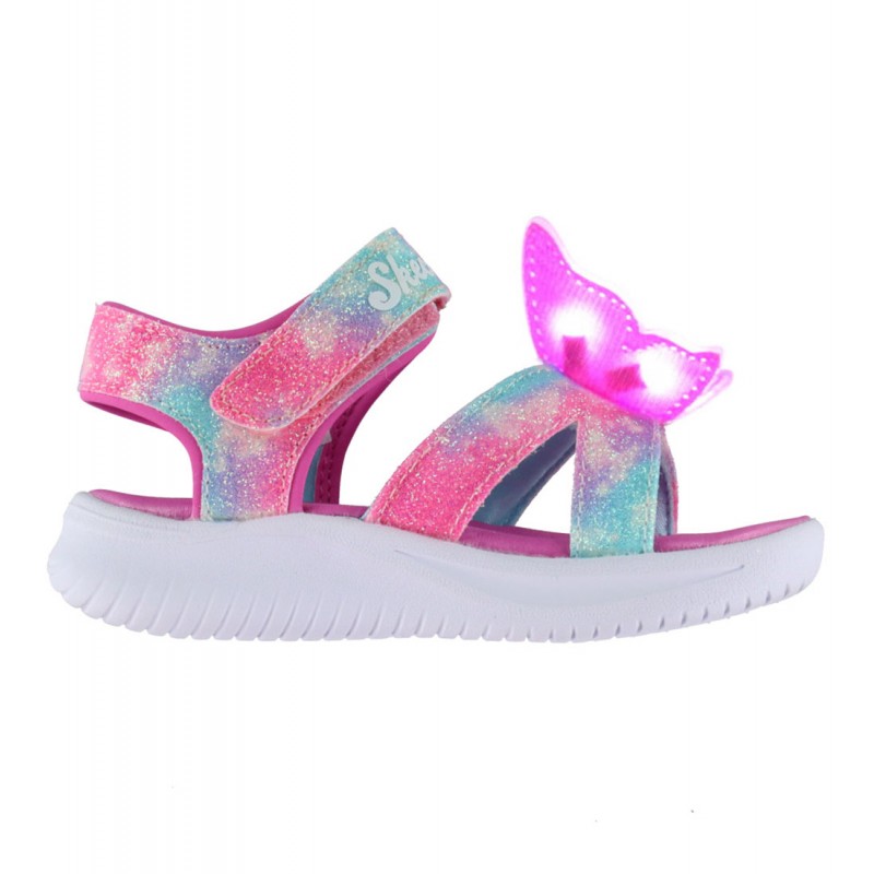 Sandały dziecięce Skechers Jumpsters Sandal - Butterfly Brights