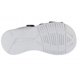 Sandały młodzieżowe Skechers Microspec-Splash - 407034L BKSL