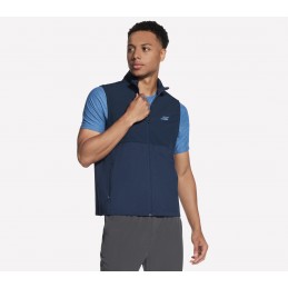 Kamizelka męska Skechers Weekend Vest granatowa - JA327 NVY