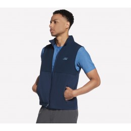 Kamizelka męska Skechers Weekend Vest granatowa - JA327 NVY