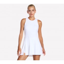 Sukienka damska Skechers Ace Dress biała - DR56 WHT