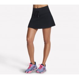Spódnico-spodenki Skechers GO WALK Rib Mix Skort czarne - SK52