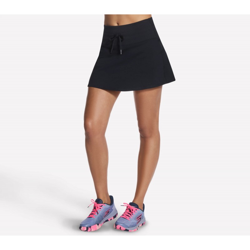 Spódnico-spodenki Skechers GO WALK Rib Mix Skort czarne - SK52