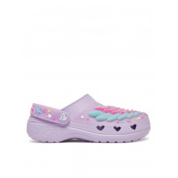 Crocsy młodzieżowe Skechers Sweetheart-Wing Stars fioletowe -