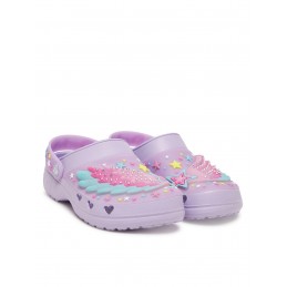 Crocsy młodzieżowe Skechers Sweetheart-Wing Stars fioletowe -