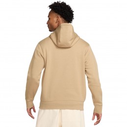 Bluza męska Nike Club BB beżowa - FN3859 297