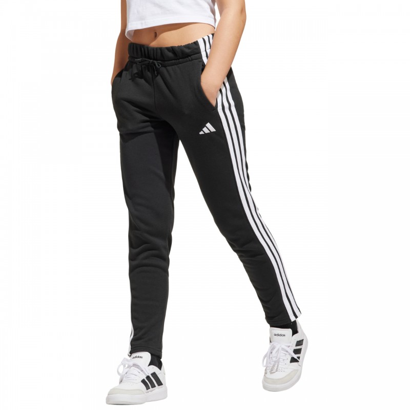 Spodnie dresowe młodzieżowe adidas Essentials czarne - JJ3449