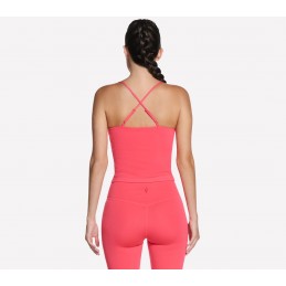 Top ze stanikiem Skechers Goflex Slim Strappy koralowy - TT145