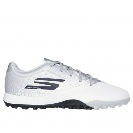 Turfy młodzieżowe Skechers Razor 1.5 Jr Youth TF biało/srebrne