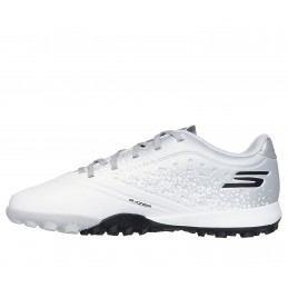 Turfy młodzieżowe Skechers Razor 1.5 Jr Youth TF biało/srebrne
