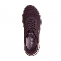 Buty damskie Skechers Slip-ins: GO WALK Arch Fit 2.0 śliwkowe -