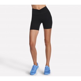 Spodenki damskie Skechers GOFLEX SLIM 6 BIKE SHORT czarne -